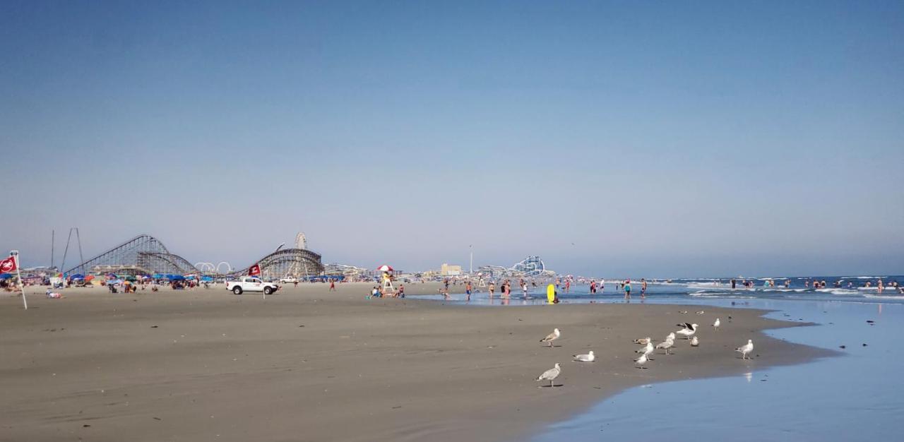 Family Friendly Beach Block Ocean View 3 Bedroom 2 Ba, Condo Near Wildwood Crest And Convention Center מראה חיצוני תמונה